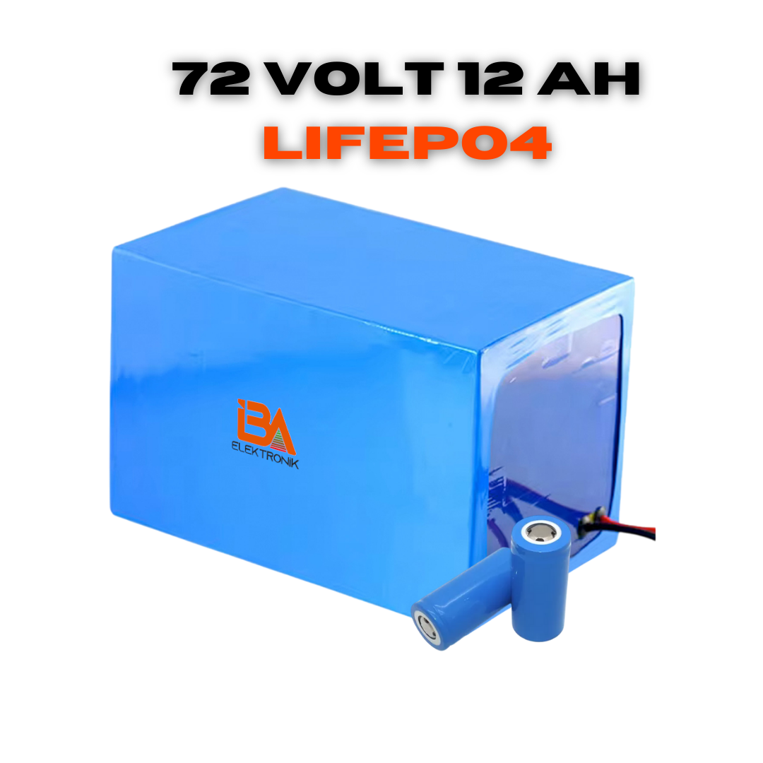 72 Volt 12 AH Lifepo4 Batarya