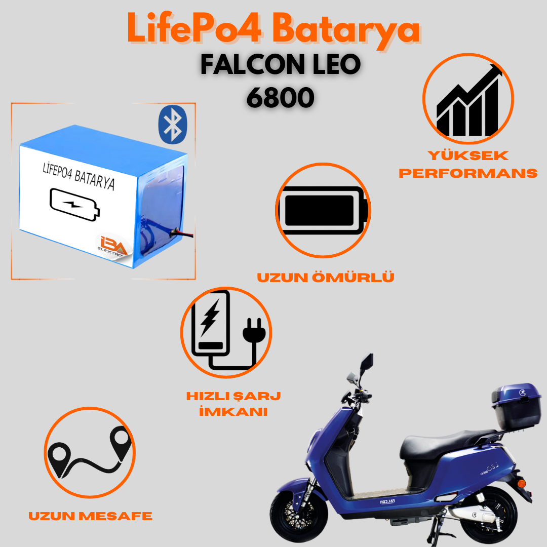Falcon Leo 6800 72v24ah Lifepo4 Batarya