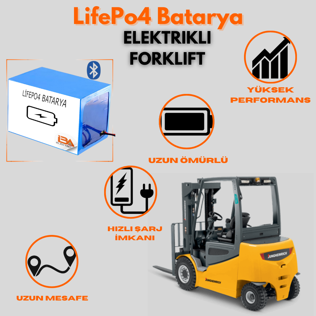 80V 420AH Lifepo4 Forklift Batarya