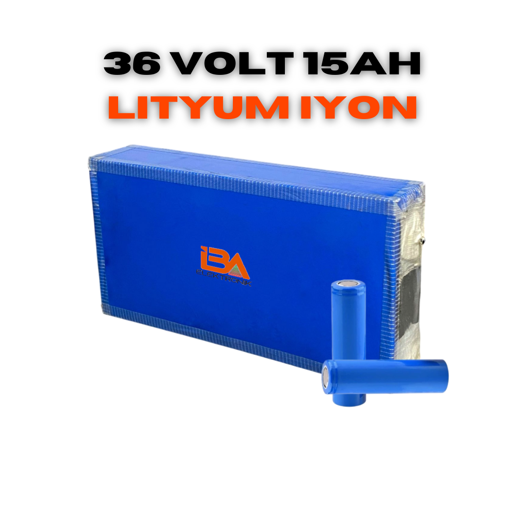 36V 15AH Lityum İyon Batarya