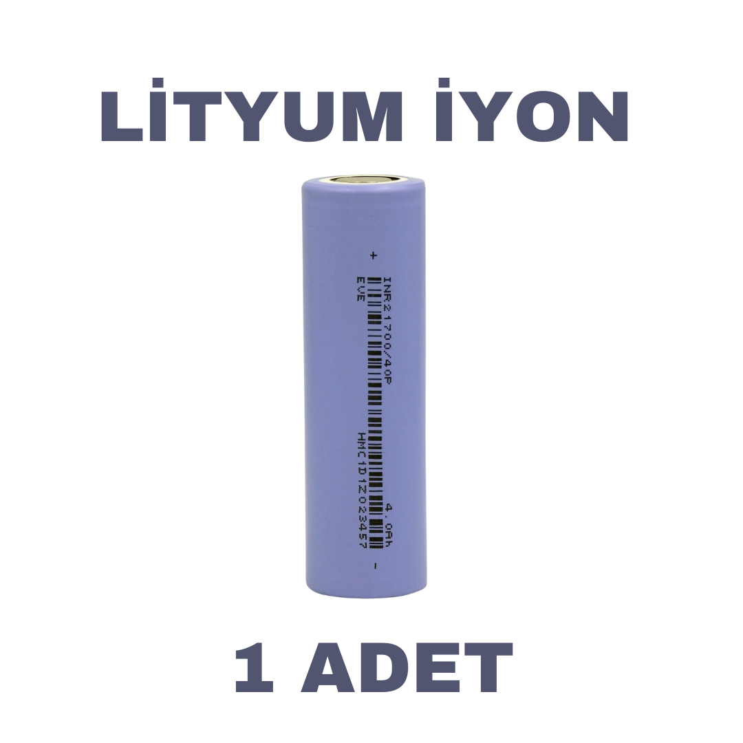 Lityum İyon EVE INR21700 10C 4000mAh 1 Adet