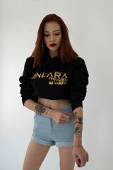 Ankara Mafia  Kapşonlu Siyah Unisex Sweatshirt Hoodie Polar