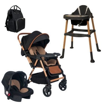 Joell Trendy Bebek Arabası & Mama Sandalyesi & Puset & Çanta