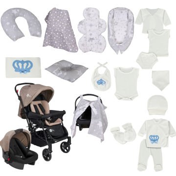 4baby Olympus Bebek Arabası & Puset & Hastahane Çıkışı & 7parça Tekstil Seti