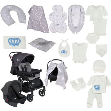 4baby Olympus Bebek Arabası & Puset & Hastahane Çıkışı & 7parça Tekstil Seti