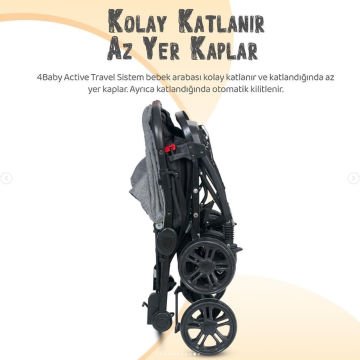4Baby Olympus Bebek Arabası & Joell Beşik & Puset & Yatak & Çanta