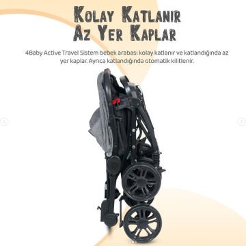 4Baby Olympus Bebek Arabası & Enjoy Çekmeceli Beşik & Puset & Yatak & Çanta