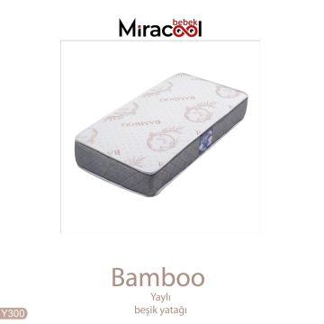 Bambo Yaylı Bebek Beşik Yatağı