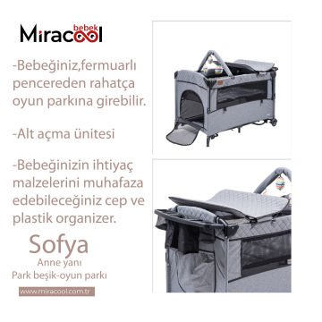 Miracool Sofya Anne Yanı Park Beşik