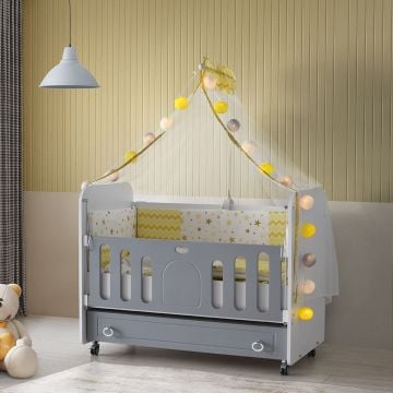 4Baby Olympus Bebek Arabası & Anne Yanı Beşik & Puset & Yatak & Uyku Seti & Cibinlik & Çanta