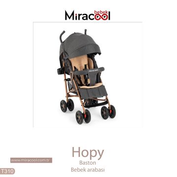Miracool Rival Hopy Baston Bebek Arabası Antrasit