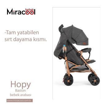 Miracool Rival Hopy Baston Bebek Arabası Antrasit