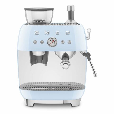 Smeg Pastel Mavi Öğütücülü Espresso Kahve Makinesi