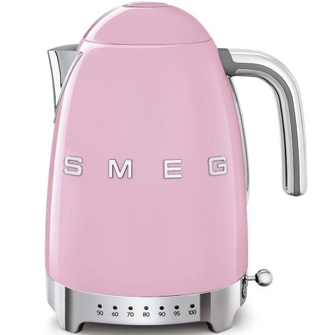 Smeg Pembe Isı Ayarlı Kettle