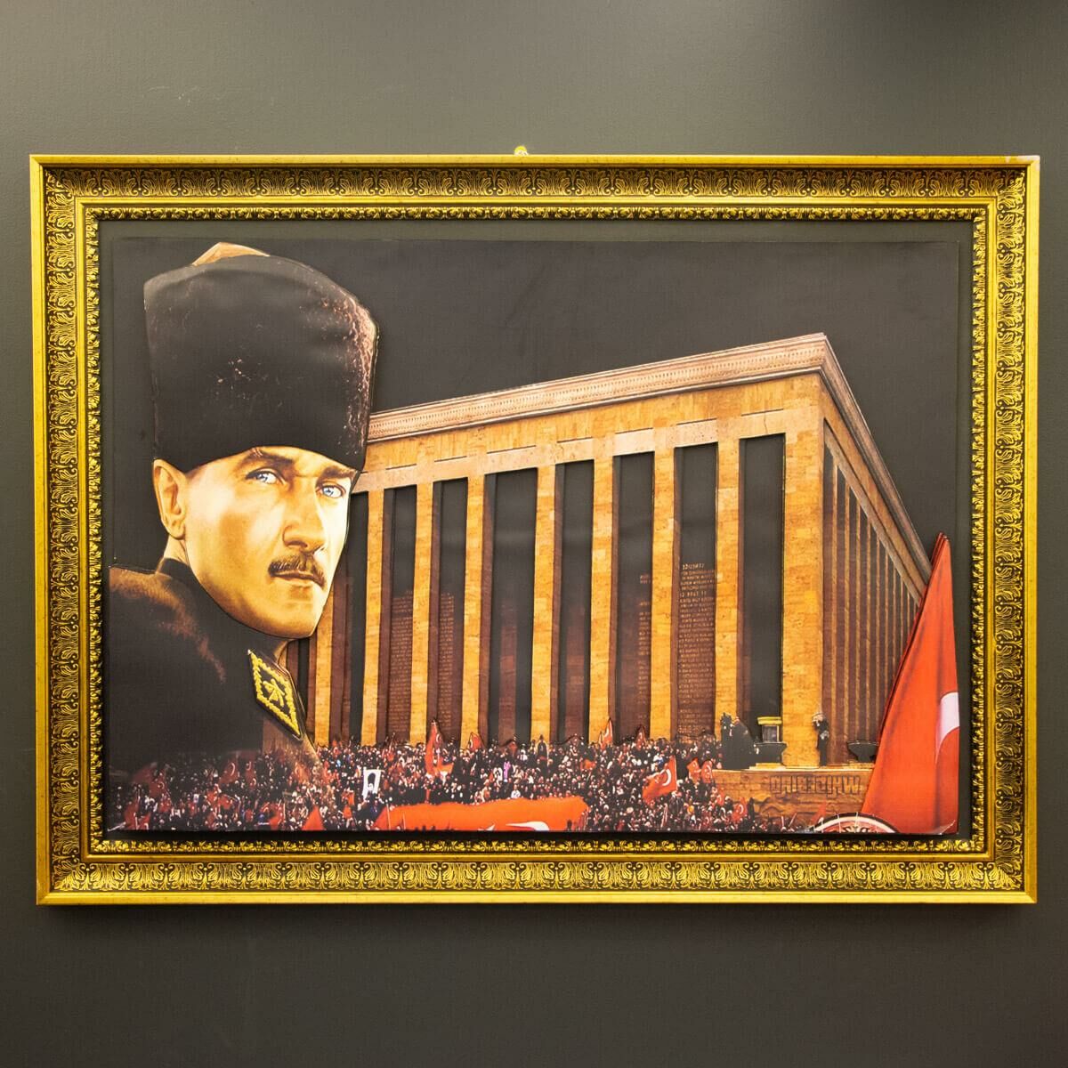 Atatürk Tablosu 3 Boyutlu