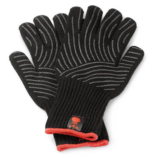 Premium BBQ Gloves - Size S/M, Black, Heat Resistant