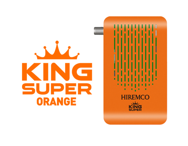 Hiremco Süper King HD Orange Uydu Alıcısı + WiFi Antenli