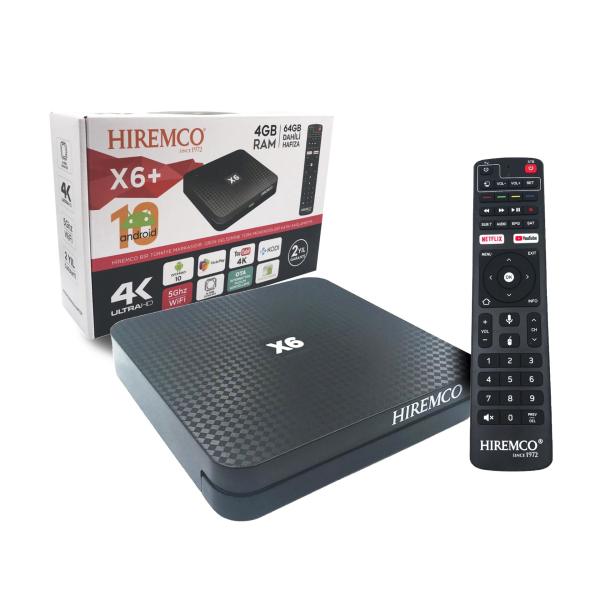 Hiremco x6+ Android Tv Box