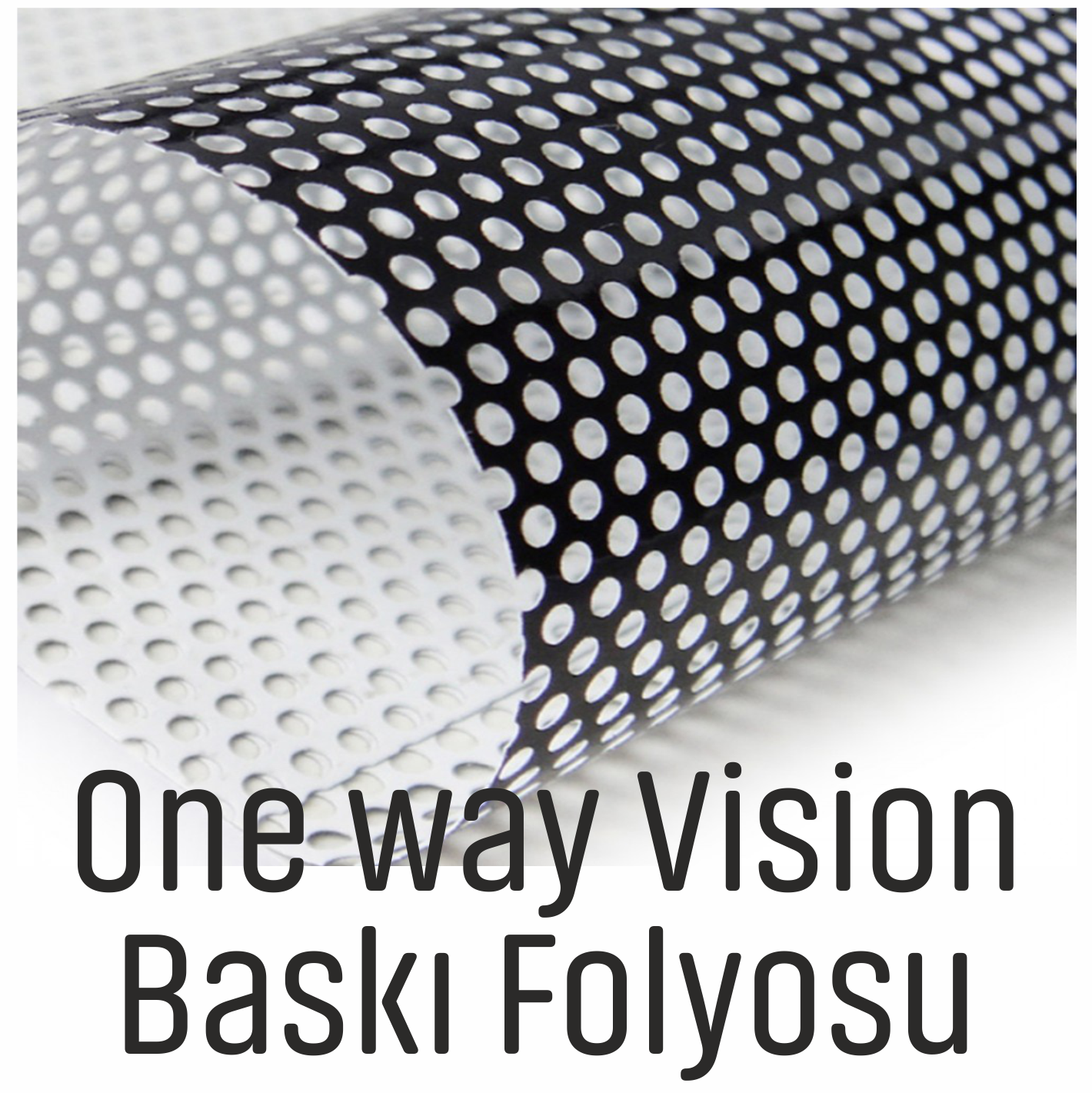 BASKI YAPILABİLİR ONE WAY VISION FOLYO