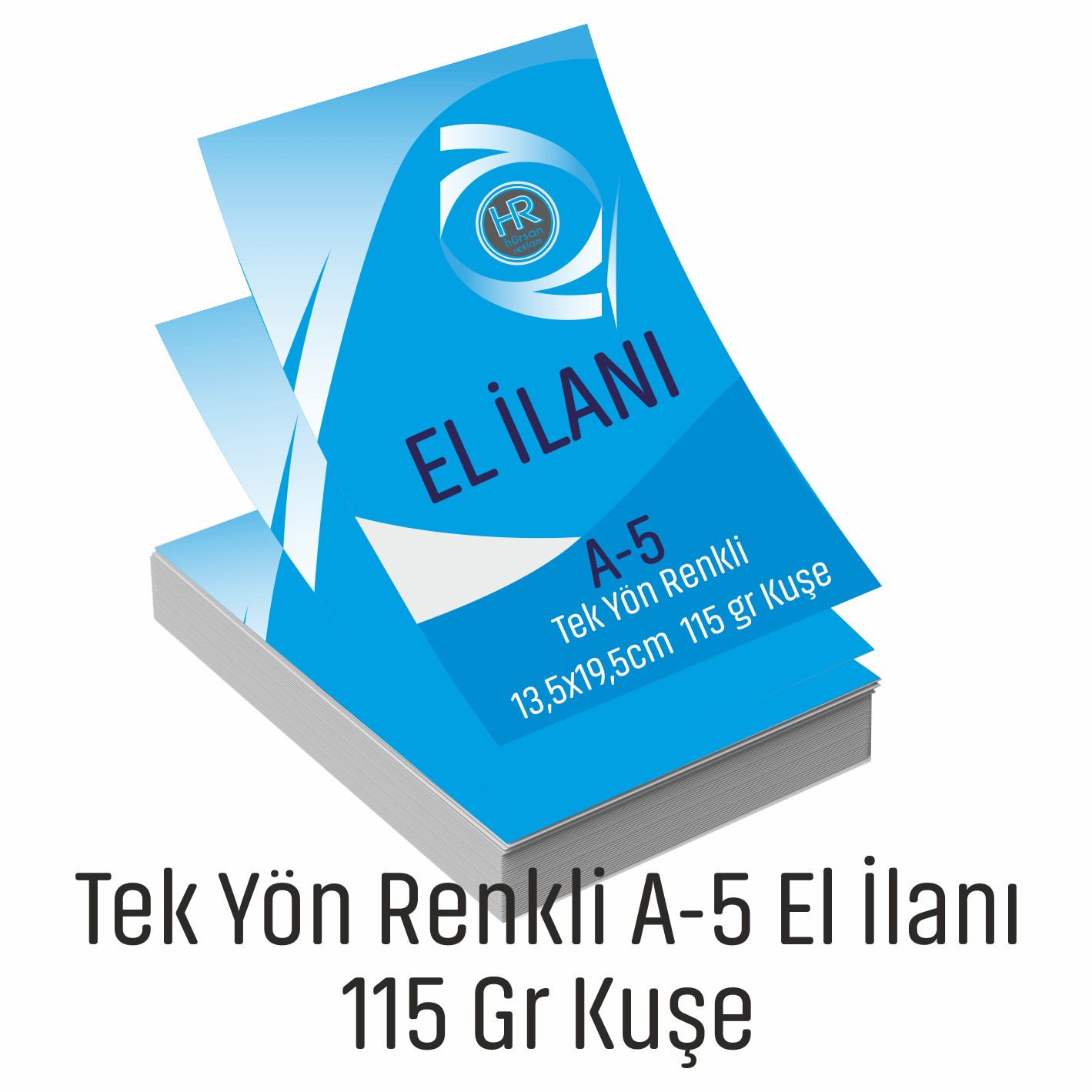 TEK YÖN RENKLİ A-5 EL İLANI