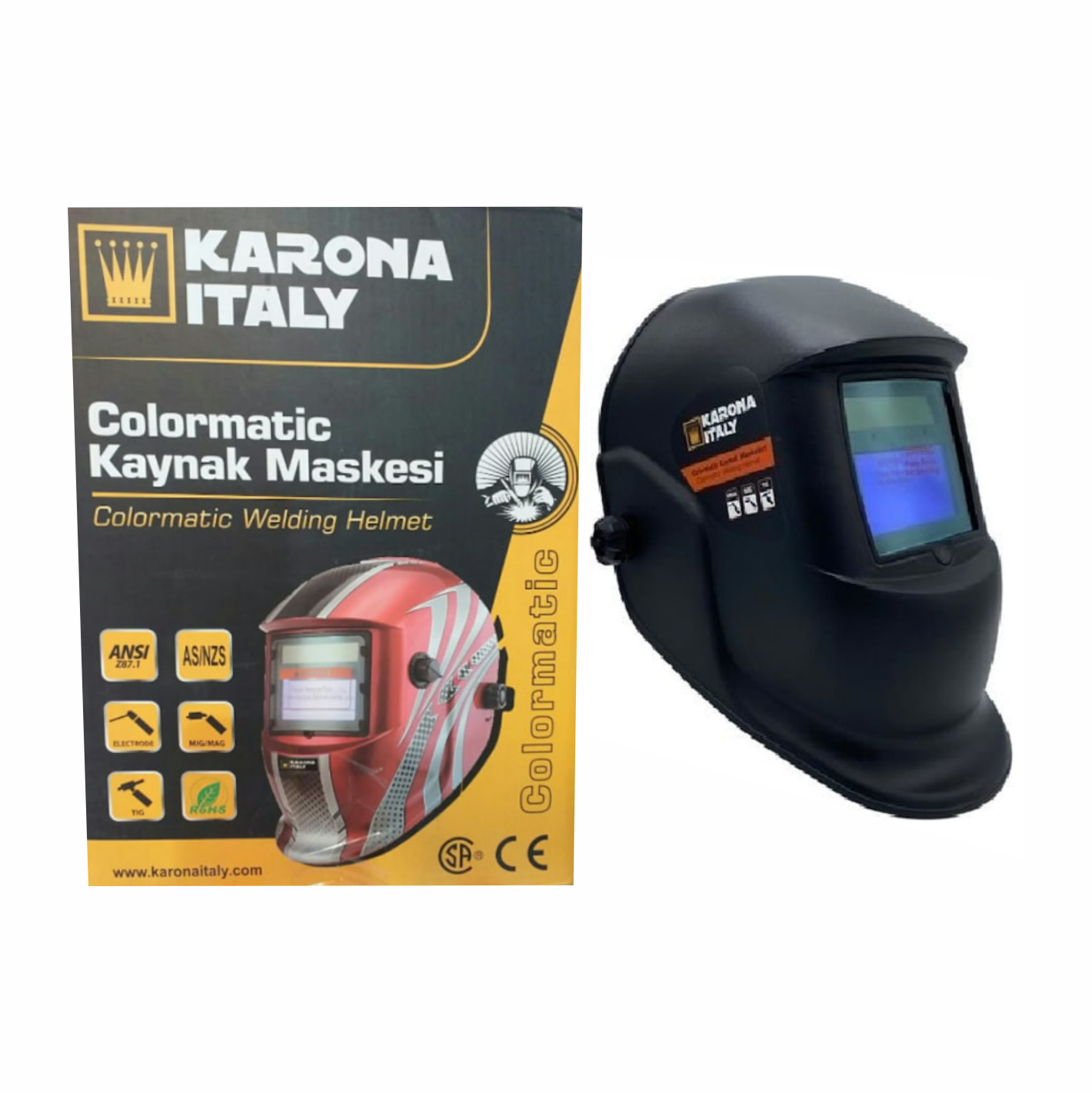 KARONA ITALY COLORMATIC KAYNAK MASKESİ