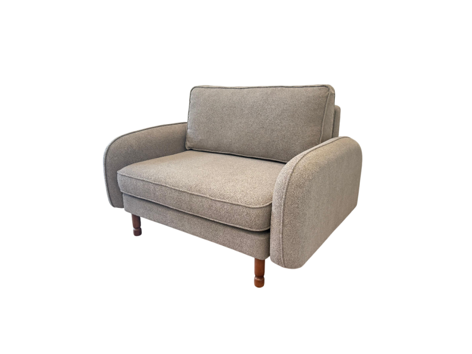 Loveseat - Fitilli - Solo - Uranüs Grisi - Post Modern Kol