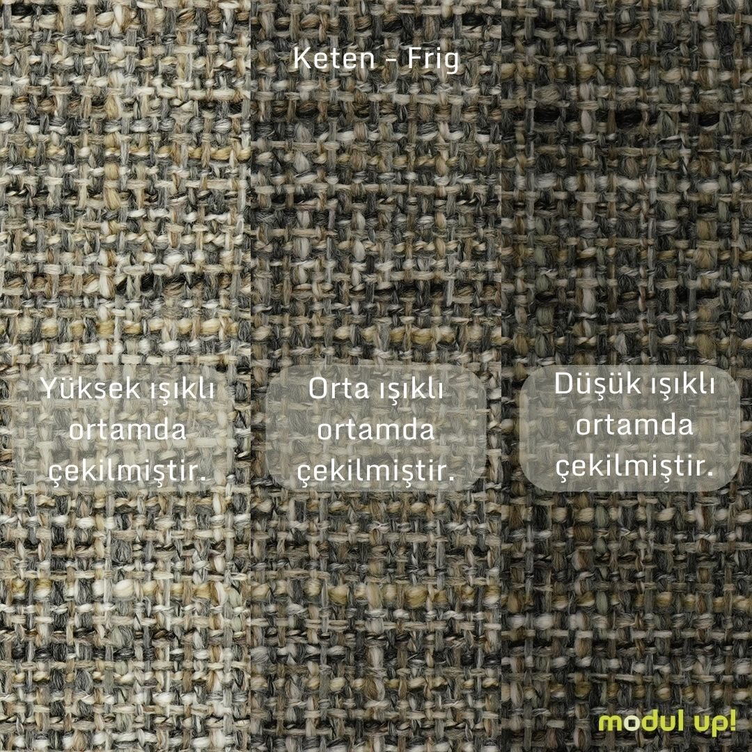 Loveseat - Fitilli - Keten - Frig- Post Modern Kol
