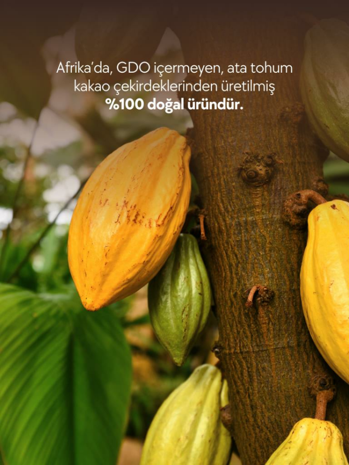 Doğal Afrika Kakao Yağı %100 Saf, Organik, 250 gr.