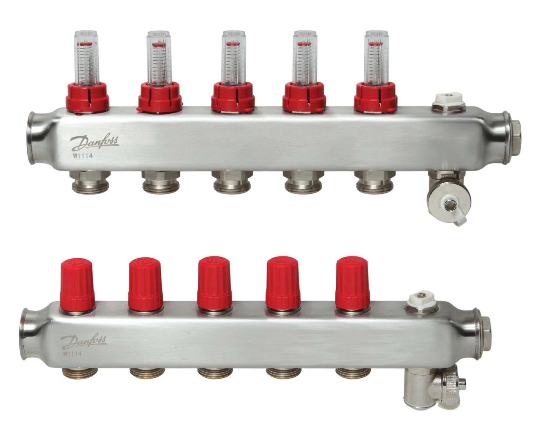 Danfoss 088U0755 5 Ağızlı Yerden Isıtmalı Manifold Seti