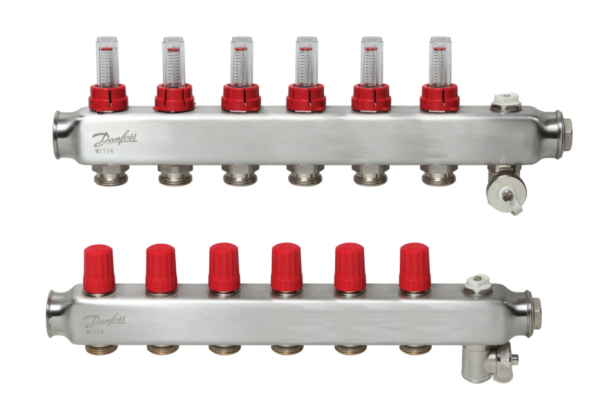 Danfoss 088U0756 6 Ağızlı Yerden Isıtmalı Manifold Seti
