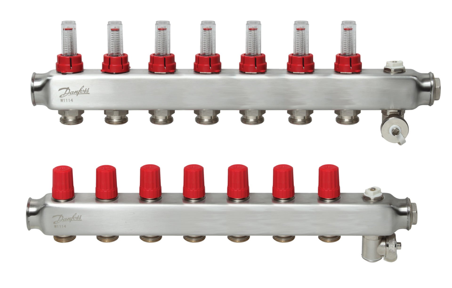 Danfoss 088U0757 7 Ağızlı Yerden Isıtmalı Manifold Seti