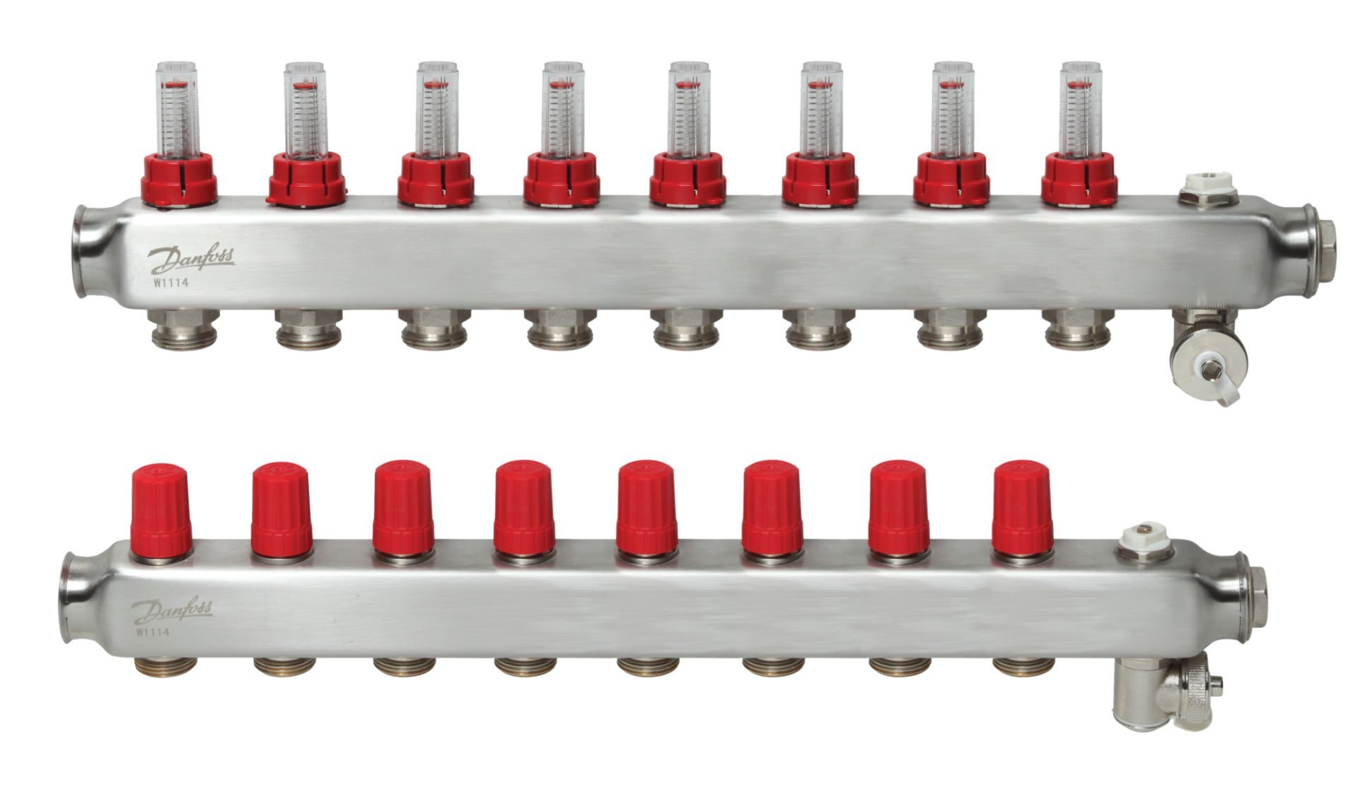 Danfoss 088U0758 8 Ağızlı Yerden Isıtmalı Manifold Seti