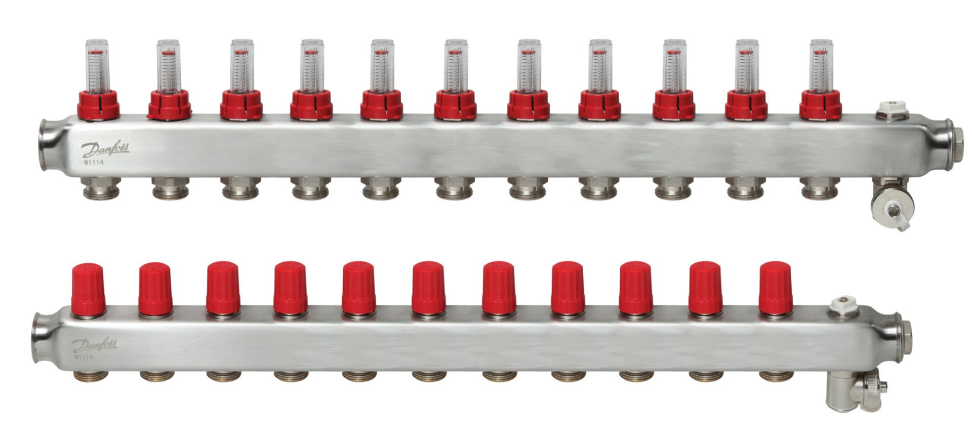 Danfoss 088U0761 11 Ağızlı Yerden Isıtmalı Manifold Seti