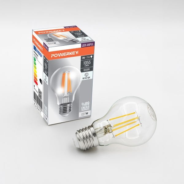 LED Filament Ampul - Beyaz Işık