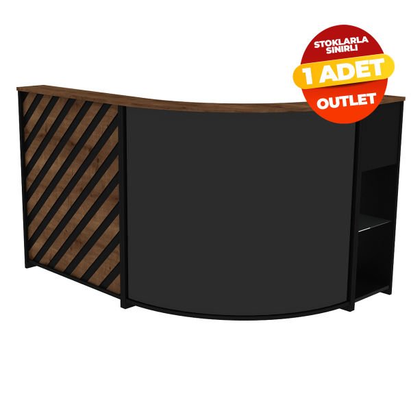 L Curve Bar Desk