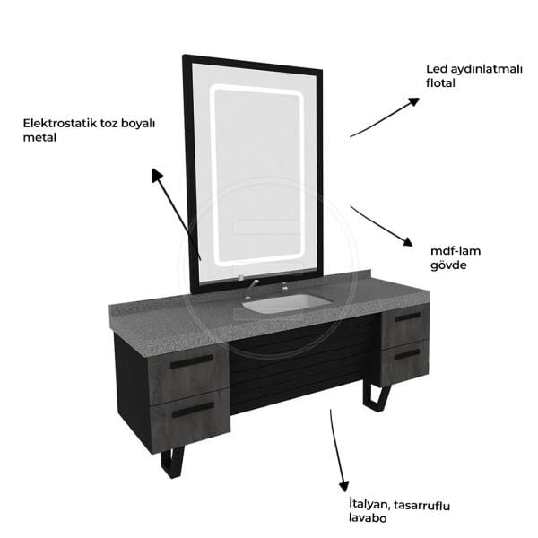 Odin Grey Berber Tezgahı