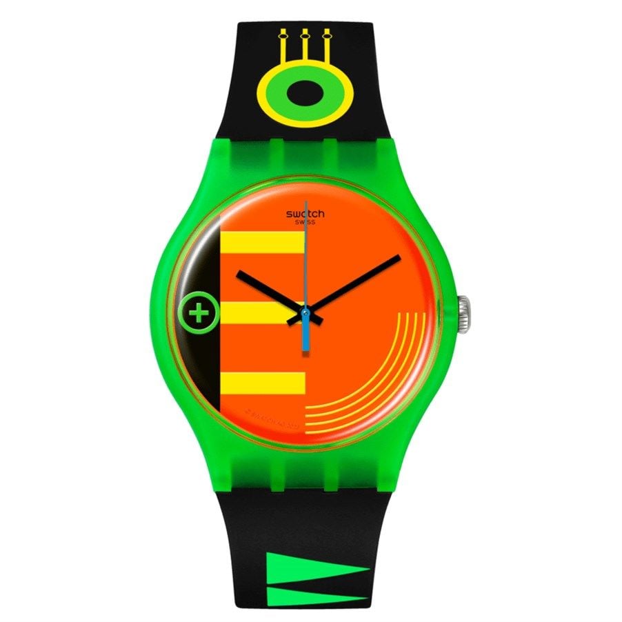 Swatch Neon SO29G106 Kol Saati