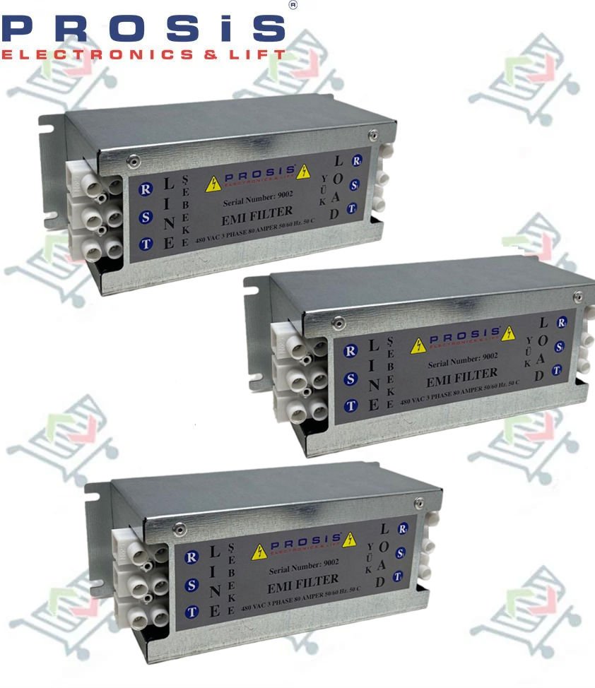 EMC Filtre (80A) 3'lü Paket