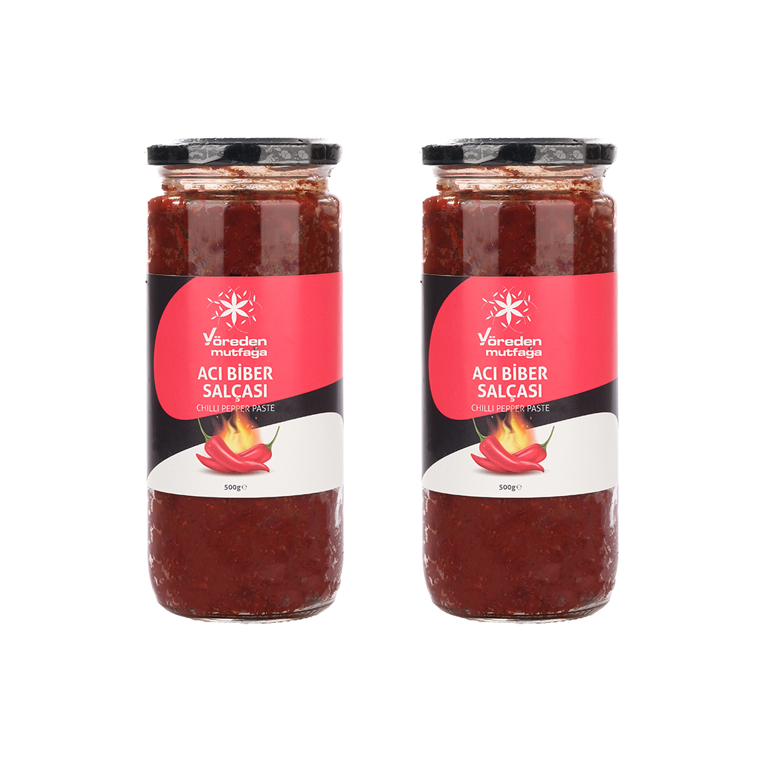 Acı Biber Salçası (2)'li Paket (2 adet * 500g)