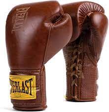 Everlast 1910 Brown Sparring Gloves 12 Oz