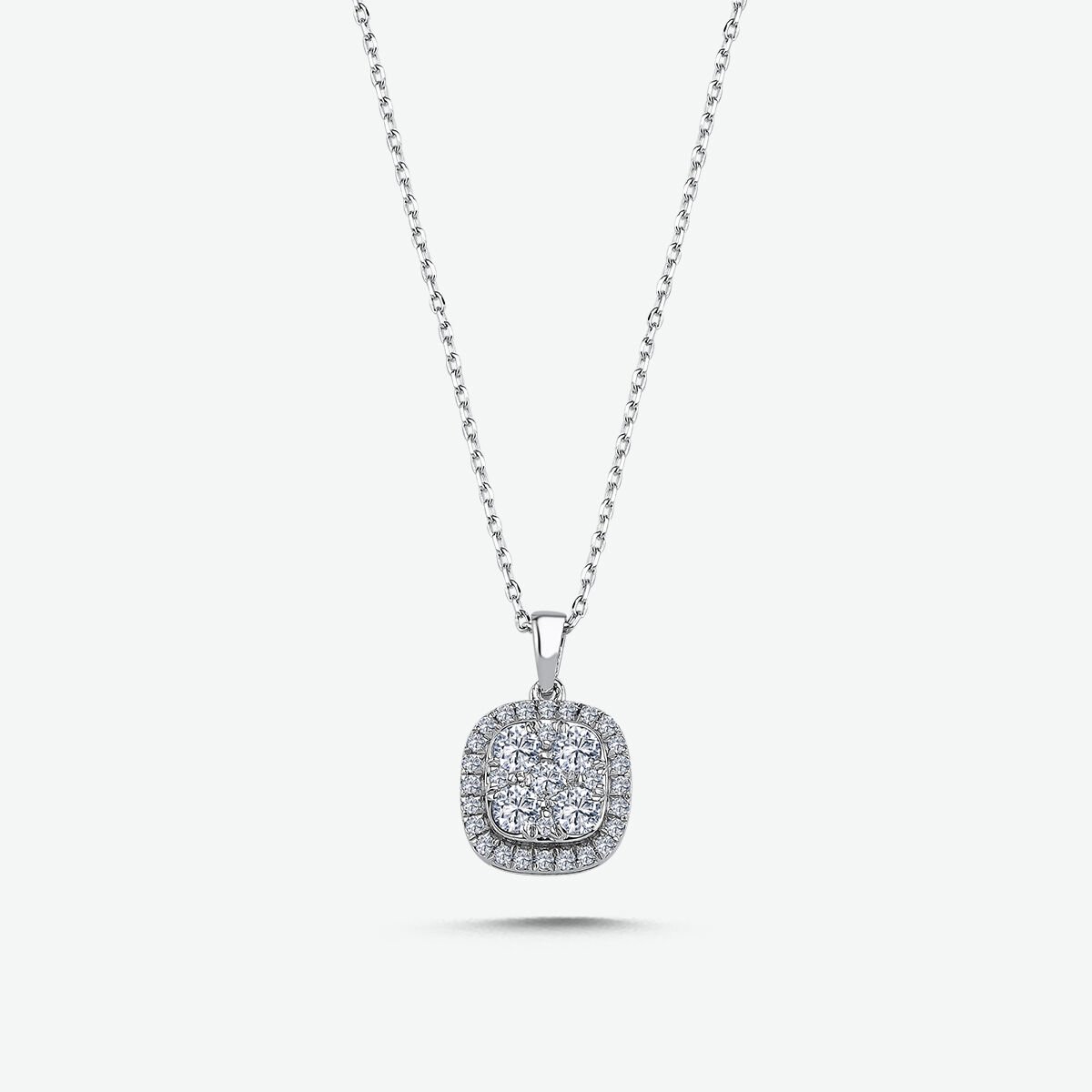 0.45 KARAT PIRLANTA TASARIM KOLYE