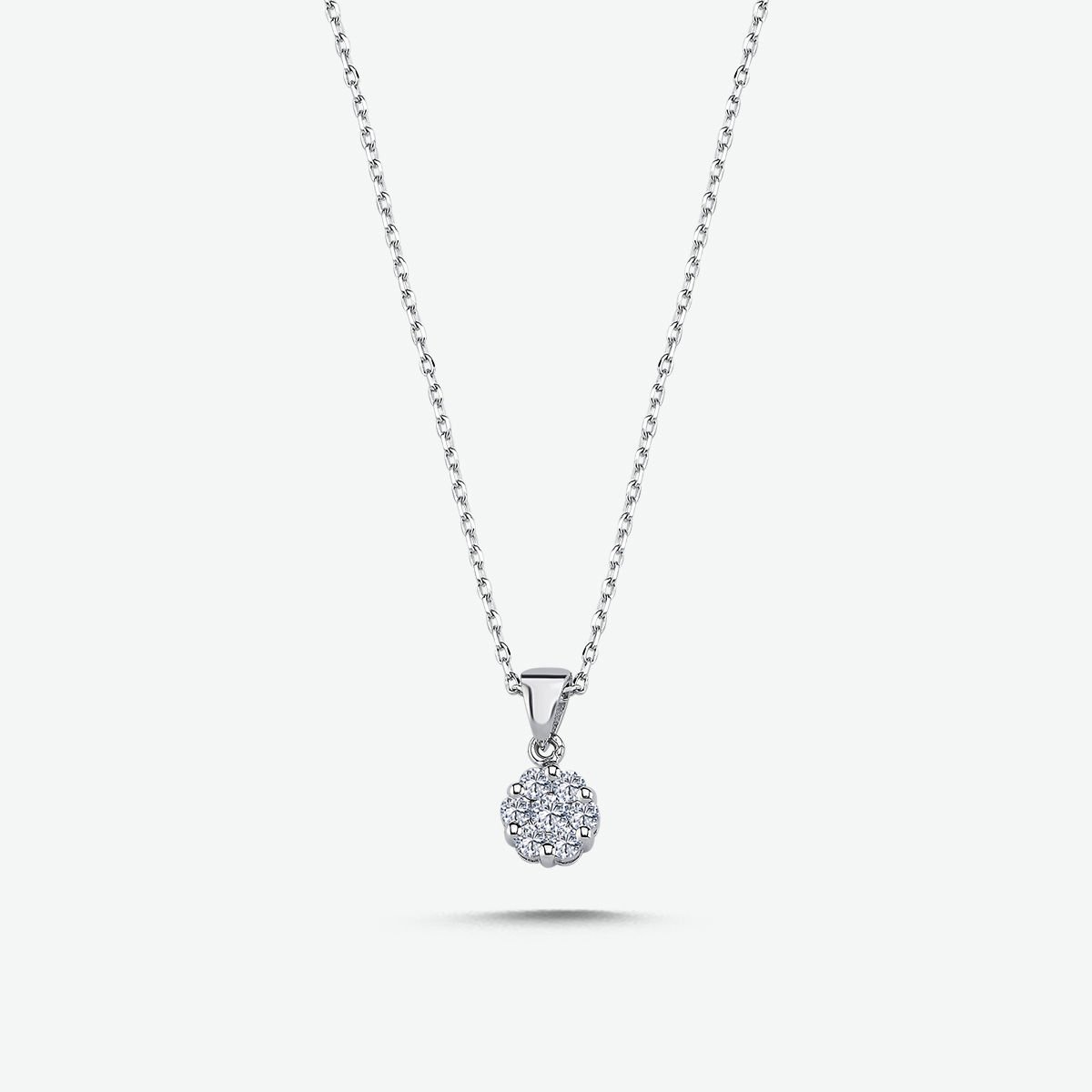 0.15 KARAT PIRLANTA CORONET KOLYE