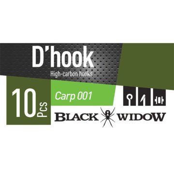 Daiwa Black Widow Carp 001 İğne (10 Adet)
