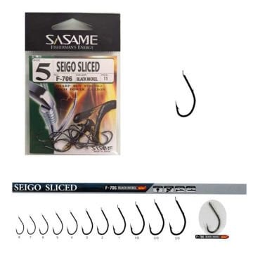 Sasame F-706 Seigo Sliced İğne (Black Nickel)