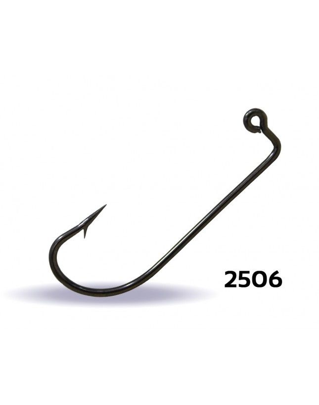 Youvella 2506 Jig Head İğnesi Dövme Delikli Uzun 100'lü Kutu Black Nikel