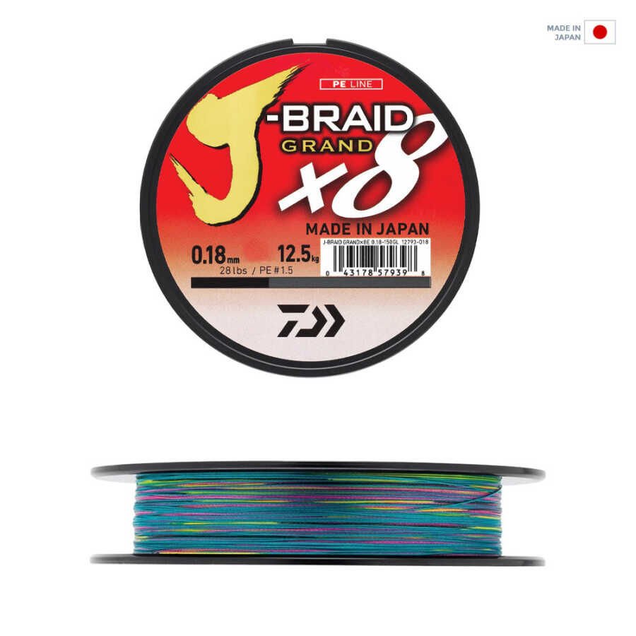 Daiwa JB Grand 8B 300m Multi Color İp Misina