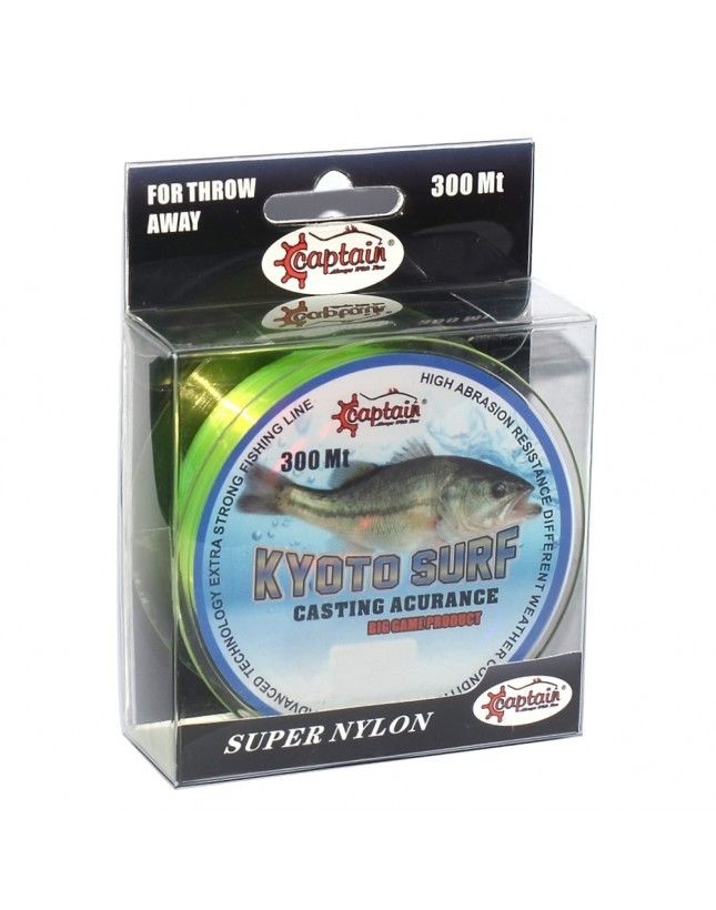 Captain Kyoto Surf 300mt Monofilament Misina Sarı