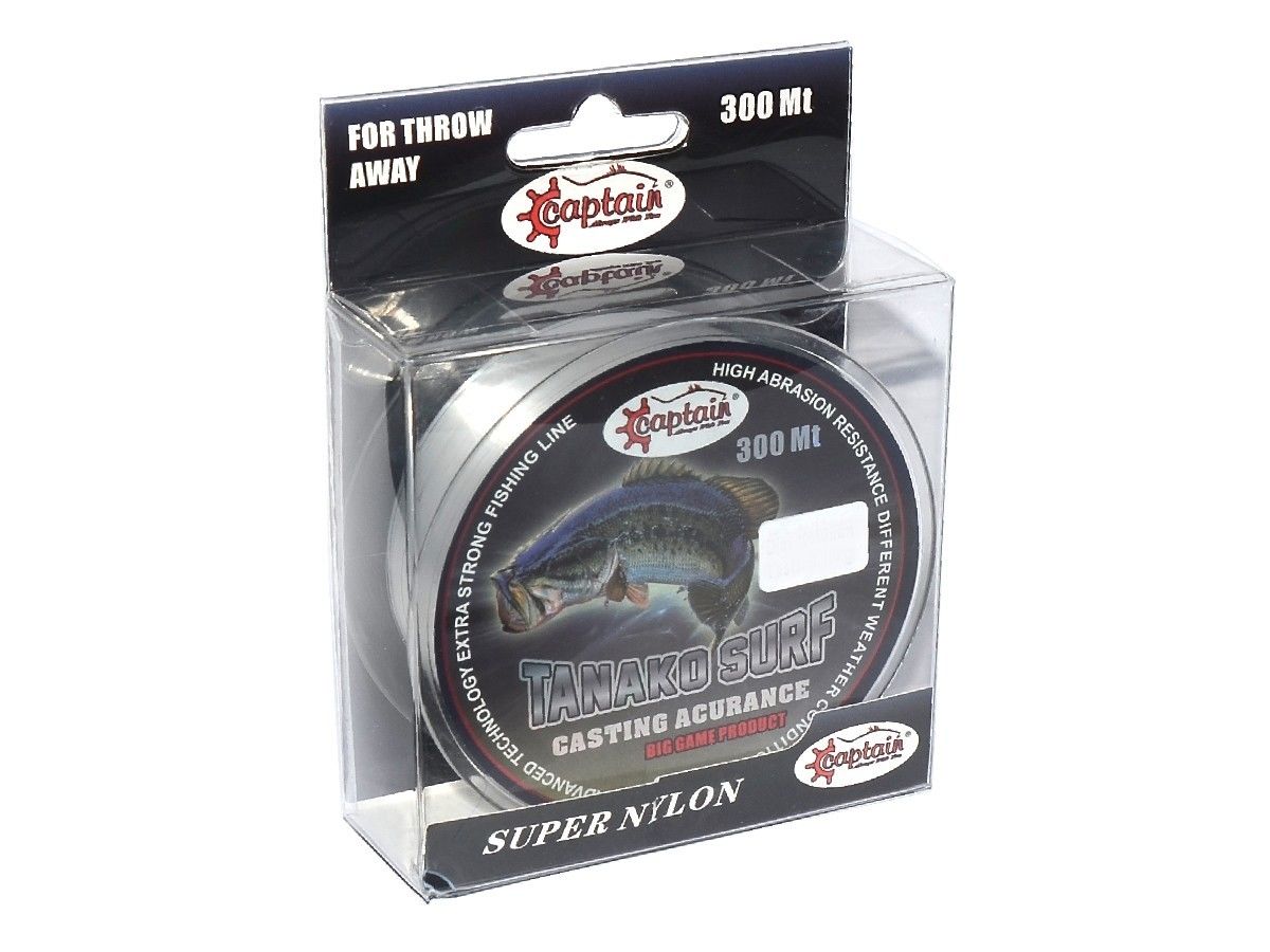 Captain Tanako Surf 300mt Monofilament Misina Beyaz