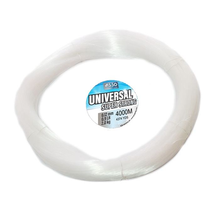 Asso Universal Çile 4.000mt Monofilament Misina Beyaz