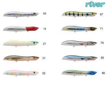 River Lazy Popper 125 12.5Cm 18G Maket Balık